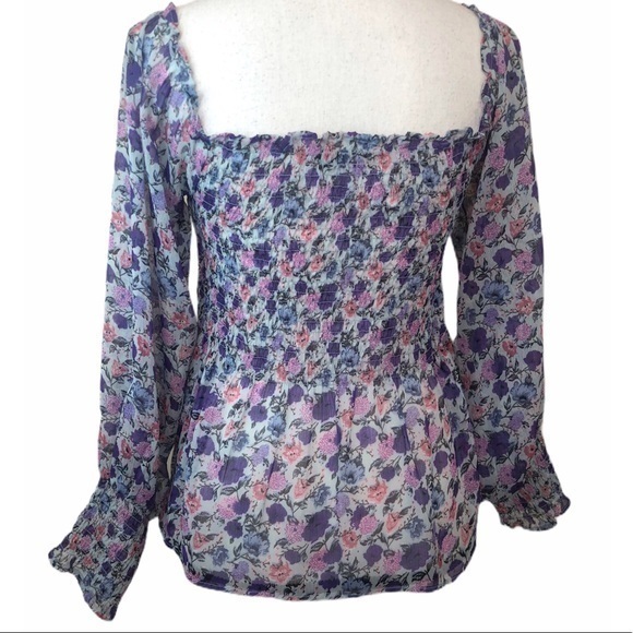 🍒18 CENTIMETERS FLORAL OFF SHOULDER BLOUSE. - Picture 2 of 6